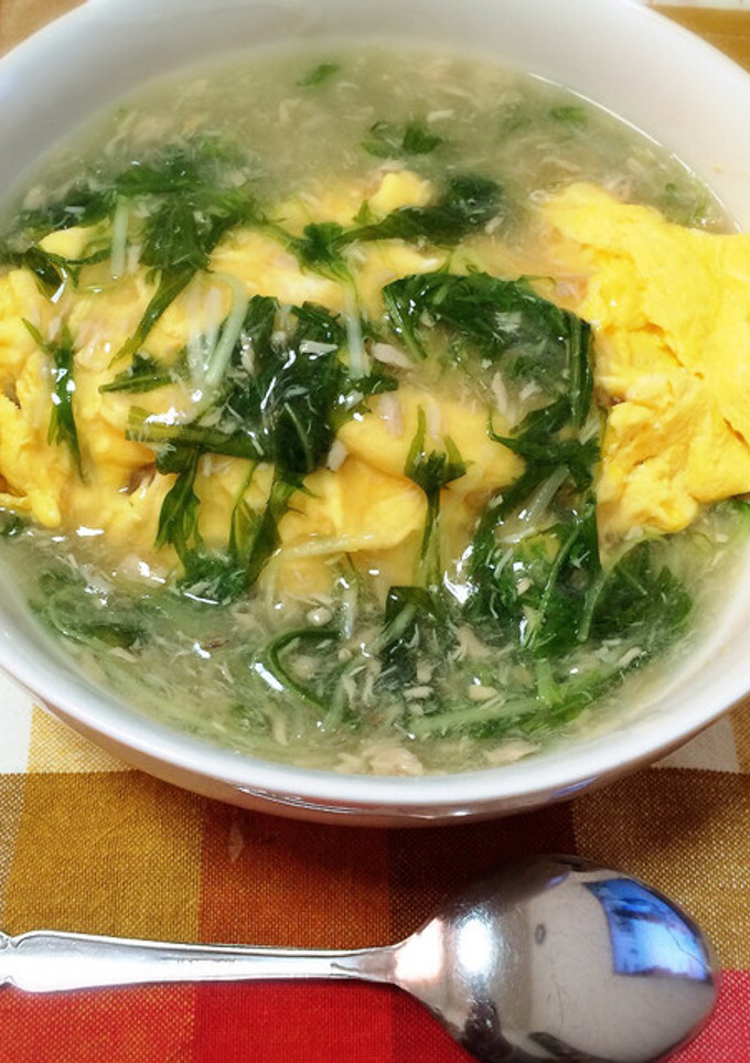 簡単♪水菜とツナのあんかけ和風オムライス-レシピのメイン写真
