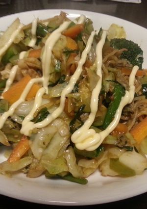 野菜たっぷり！スパイシースタミナ焼きそば-レシピのメイン写真