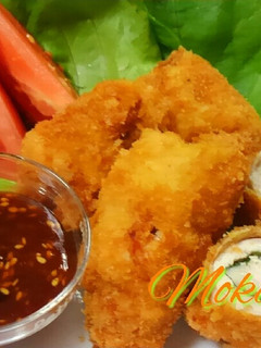 鶏むね☆柔らか梅しそロールカツ♪-レシピのメイン写真