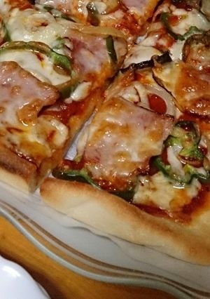 覚書*ふっくらパン生地のピザ-レシピのメイン写真