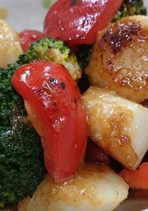 ホタテ&ブロッコリーのオイマヨバター♬-レシピのメイン写真