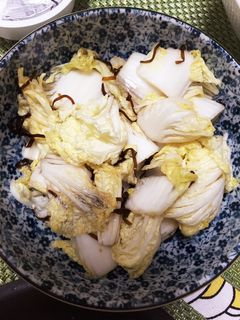 簡単☆柚子胡椒×塩昆布が美味、白菜浅漬け-レシピのメイン写真