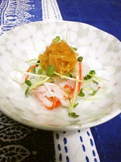 大根おろしとなめ茸の酢の物-レシピのメイン写真