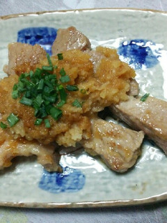 サッパリ!トンテキのおろしショウガ焼き-レシピのメイン写真