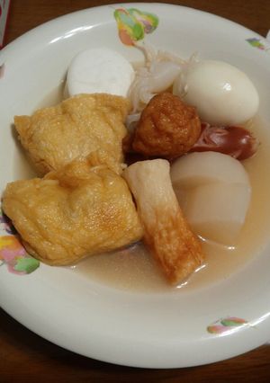 おでんに超簡単♬ごぼう天入り！餅巾着♡-レシピのメイン写真