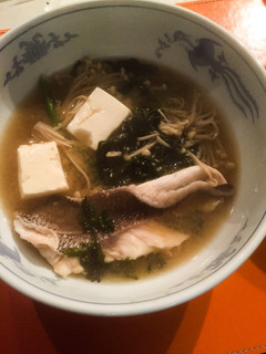 残り物で鯛の味噌汁!-レシピのメイン写真