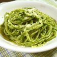 春菊とゴマの和風ジェノベーゼパスタ