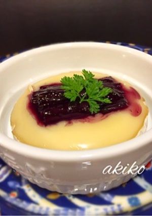 長ネギとブルーベリーのココットカマン-レシピのメイン写真