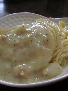 ブロッコリーと白菜のクリームスパゲッティ-レシピのメイン写真
