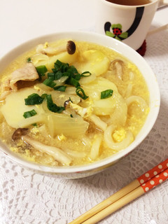 簡単ズボラに☆味噌うどん-レシピのメイン写真