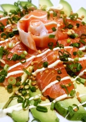 ◆サーモンとアボガドのカルパッチョ◆-レシピのメイン写真