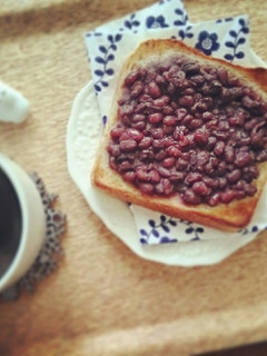 あずきトースト-レシピのメイン写真