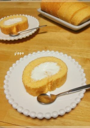 二晩寝かせる＊熟成かすてらロール＊-レシピのメイン写真
