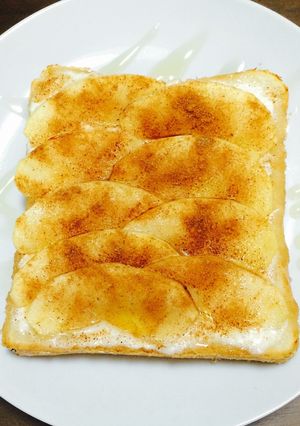 りんごトースト-レシピのメイン写真