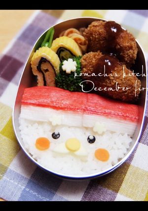 キャラ弁♡サンタさん クリスマス-レシピのメイン写真
