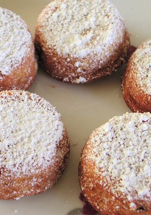クリスマス～雪のバナナケーキ～-レシピのメイン写真