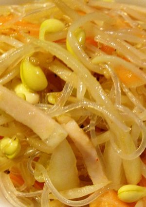 大豆もやしと春雨の中華風サラダ-レシピのメイン写真