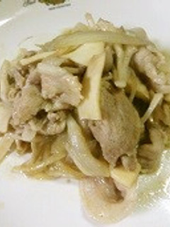 ホエー漬お肉ときのこ・ぶーこポン酢炒め-レシピのメイン写真