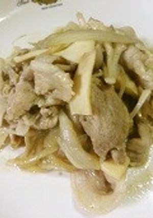 ホエー漬お肉ときのこ・ぶーこポン酢炒め-レシピのメイン写真