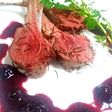 クリスマスに☆ラム肉ブルーベリーソース