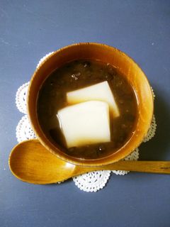 甘納豆で☆簡単おしるこ*ぜんざい-レシピのメイン写真