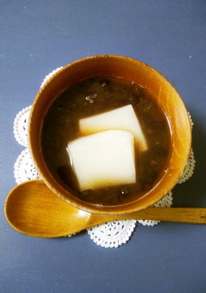 甘納豆で☆簡単おしるこ*ぜんざい-レシピのメイン写真