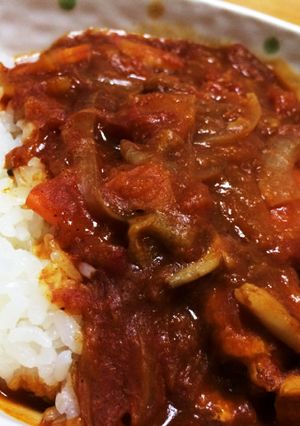 簡単ヘルシートマトカレー！-レシピのメイン写真