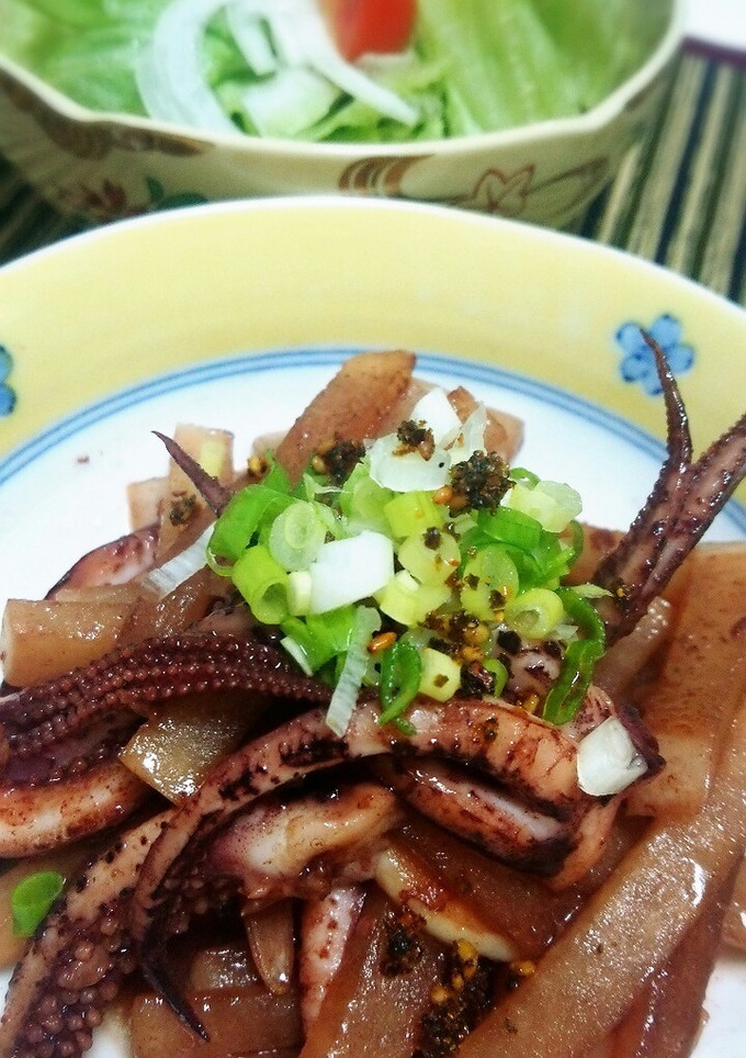 ゲソと大根のバター醤油炒め♪-レシピのメイン写真