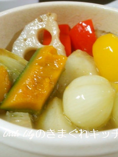 色々野菜のアヒージョ-レシピのメイン写真