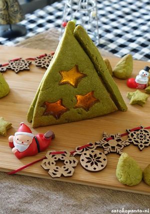 クリスマスのランプクッキー♪とミニツリー-レシピのメイン写真
