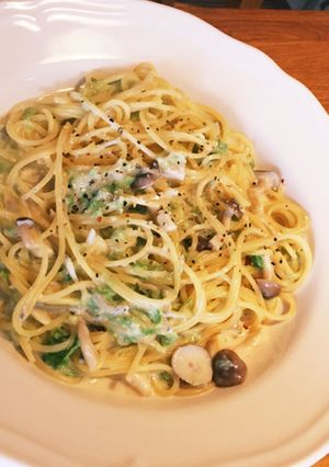 あおさのクリームパスタ-レシピのメイン写真