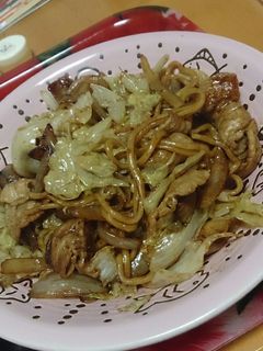 簡単レタス焼きそば-レシピのメイン写真