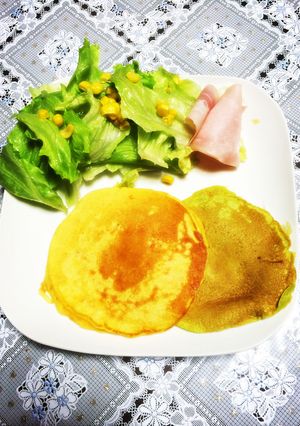 ふわふわ♪やさいのぱんけーき-レシピのメイン写真