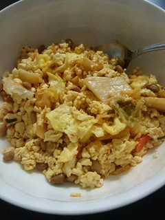 炒り豆腐でキムチチャーハン♪-レシピのメイン写真