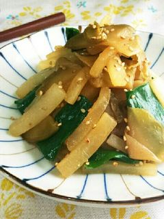 簡単おつまみ◎大根とザーサイ炒め-レシピのメイン写真