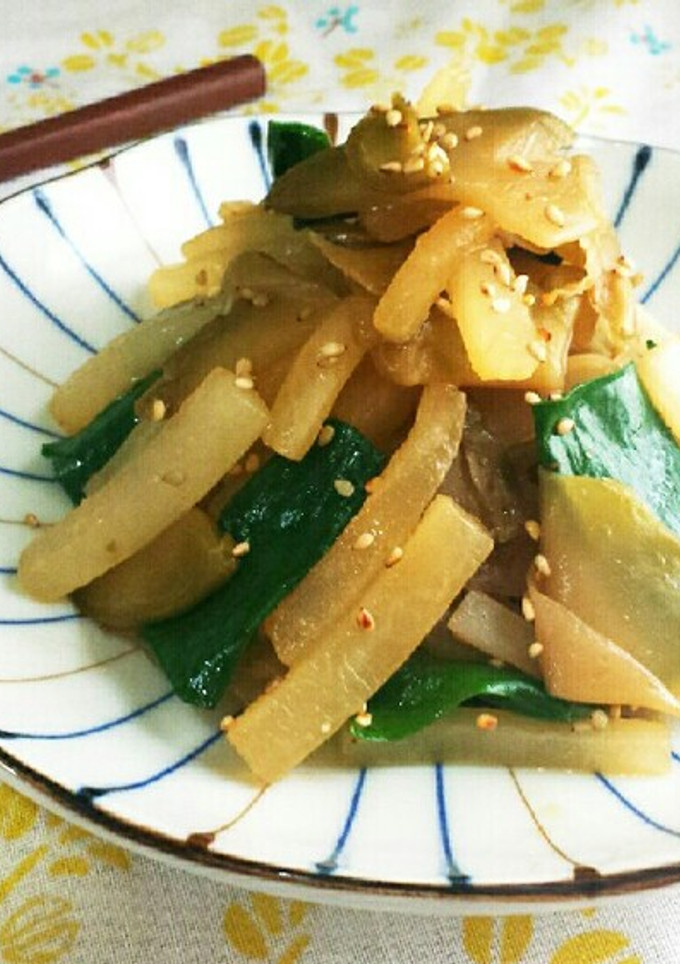 簡単おつまみ◎大根とザーサイ炒め-レシピのメイン写真