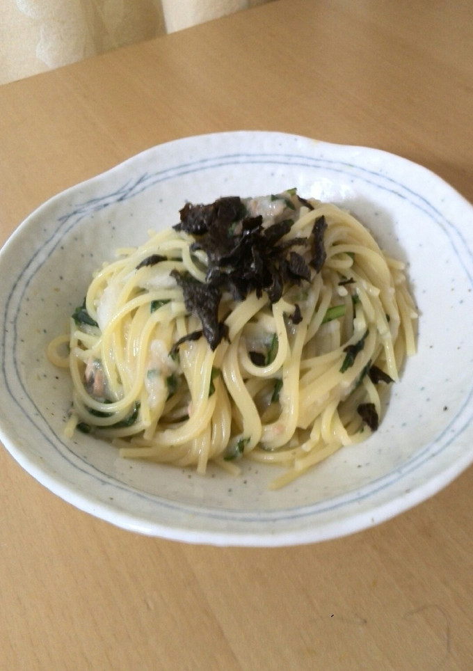 長いものとろとろ和風スパゲティ-レシピのメイン写真