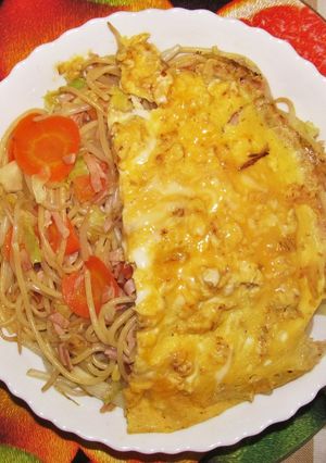 「ハムオムパスタ」-レシピのメイン写真