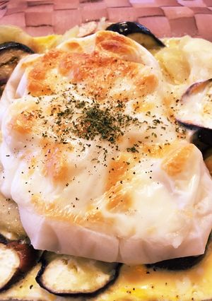 ジャガナス餅チーズグラタン-レシピのメイン写真