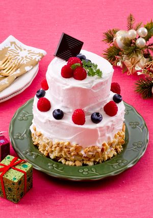 クリスマスケーキ 糖質制限 ダイエット-レシピのメイン写真