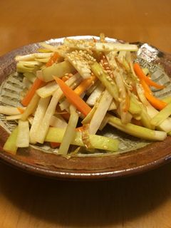 大根の皮活用!ポン酢きんぴら-レシピのメイン写真