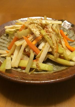大根の皮活用！ポン酢きんぴら-レシピのメイン写真