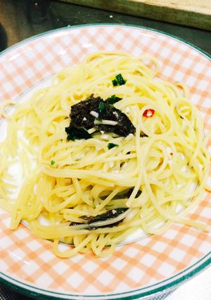 簡単！あの店の生海苔のクリームパスタ！-レシピのメイン写真