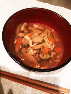 一つ加えるだけの絶品豚汁(モツ煮)♡-レシピのメイン写真