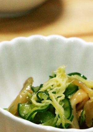 きゅうりと搾菜の和え物-レシピのメイン写真