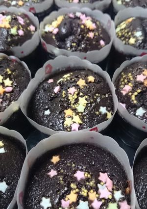 バターを使わないチョコカップケーキ-レシピのメイン写真
