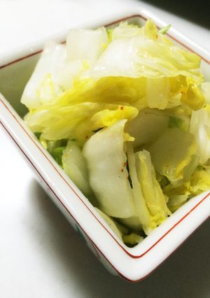 即席一人前白菜の漬け物-レシピのメイン写真