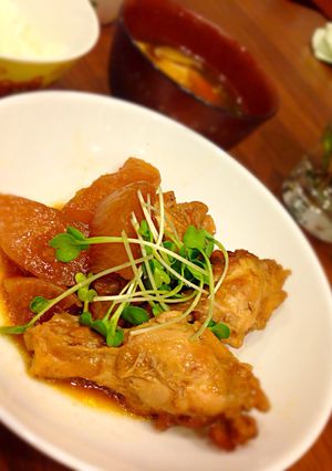 鶏手羽元と大根の甘辛煮-レシピのメイン写真