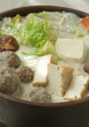 白味噌牛乳鍋-レシピのメイン写真