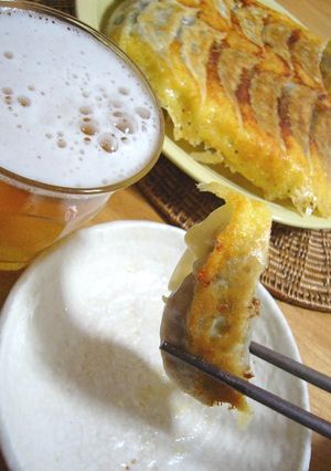 チーズの羽♪カレーライス餃子-レシピのメイン写真